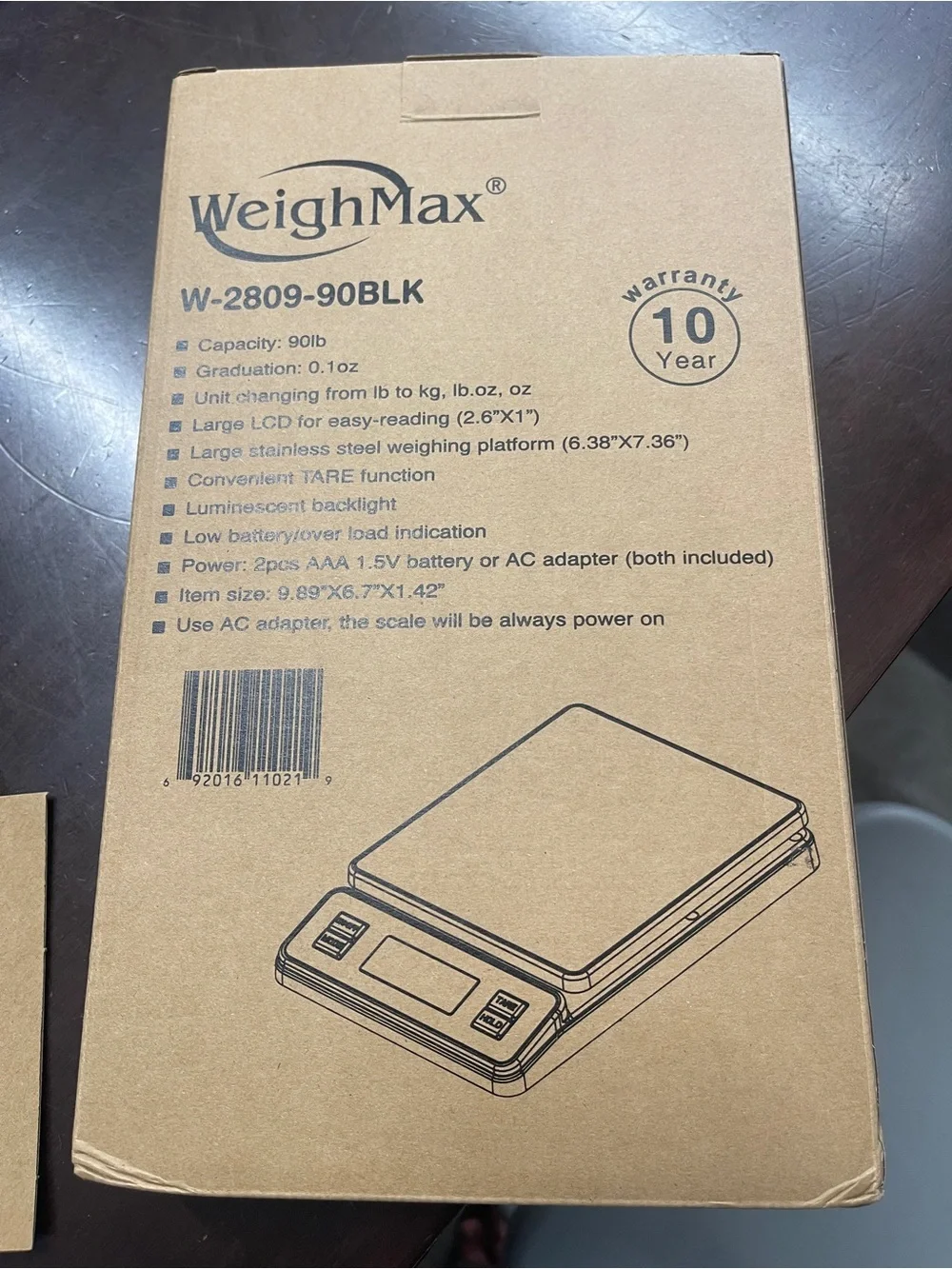 WeighMax W-2809-90BLK Digital Scale